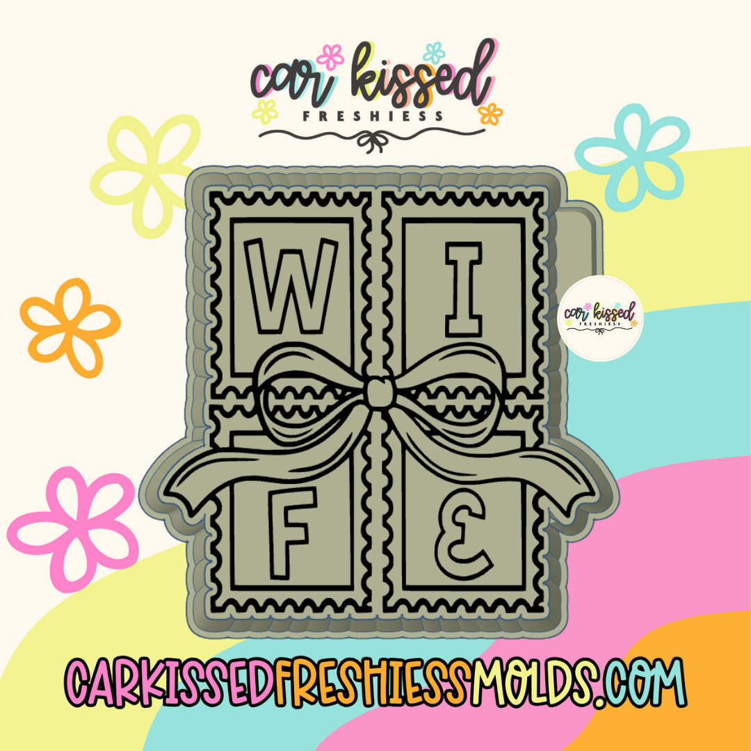 Wife Stamp Collage Silicone Mold