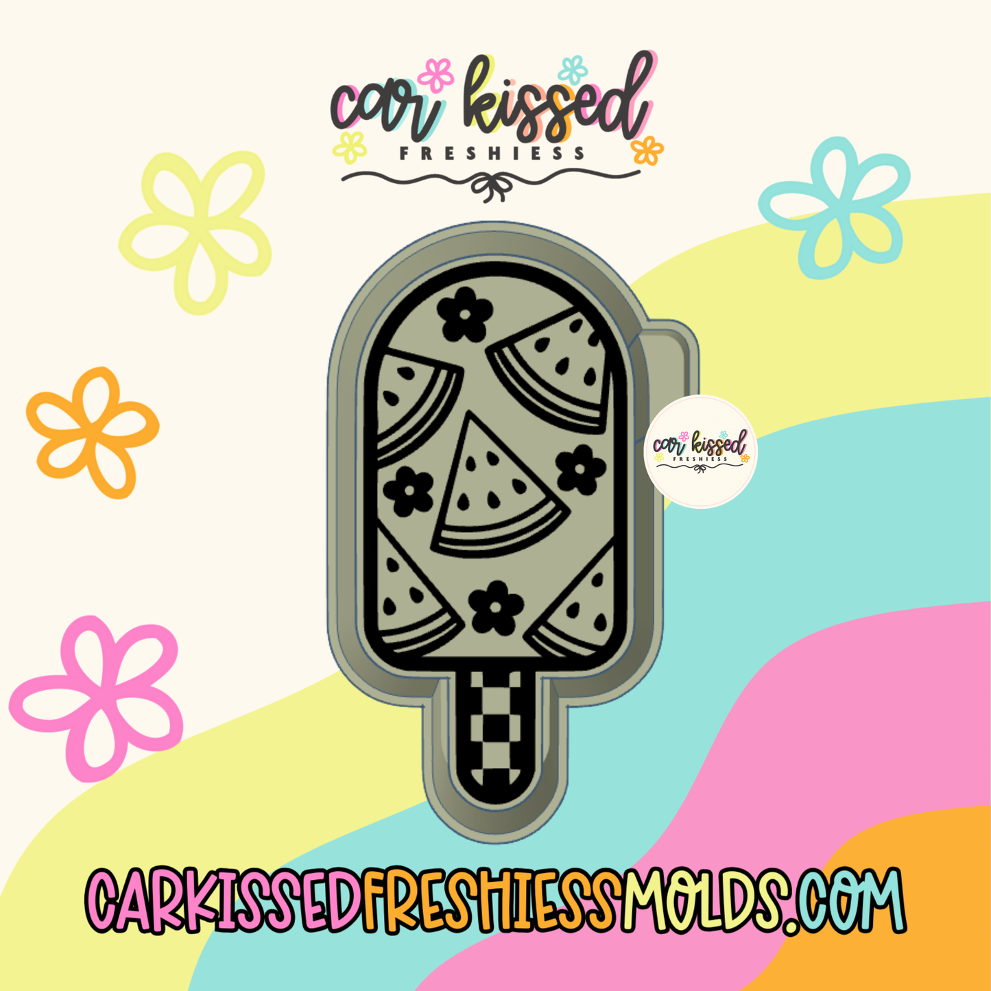 Watermelon Popsicle Silicone Mold