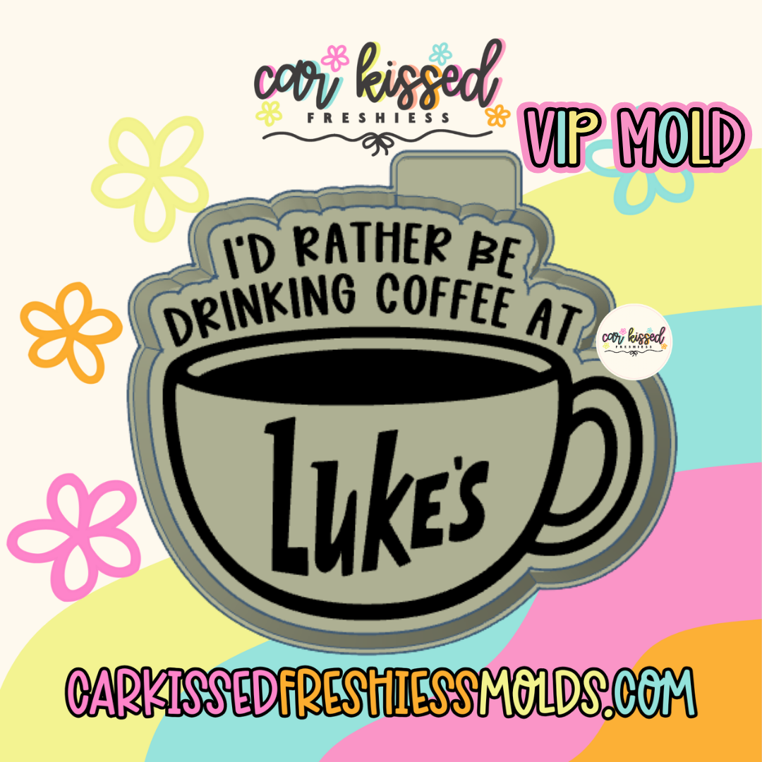 Rather Be Drinking Coffee Silicone Mold