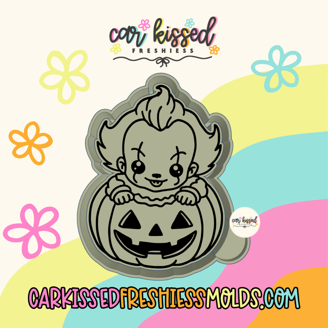 Clown Pumpkin Silicone Mold