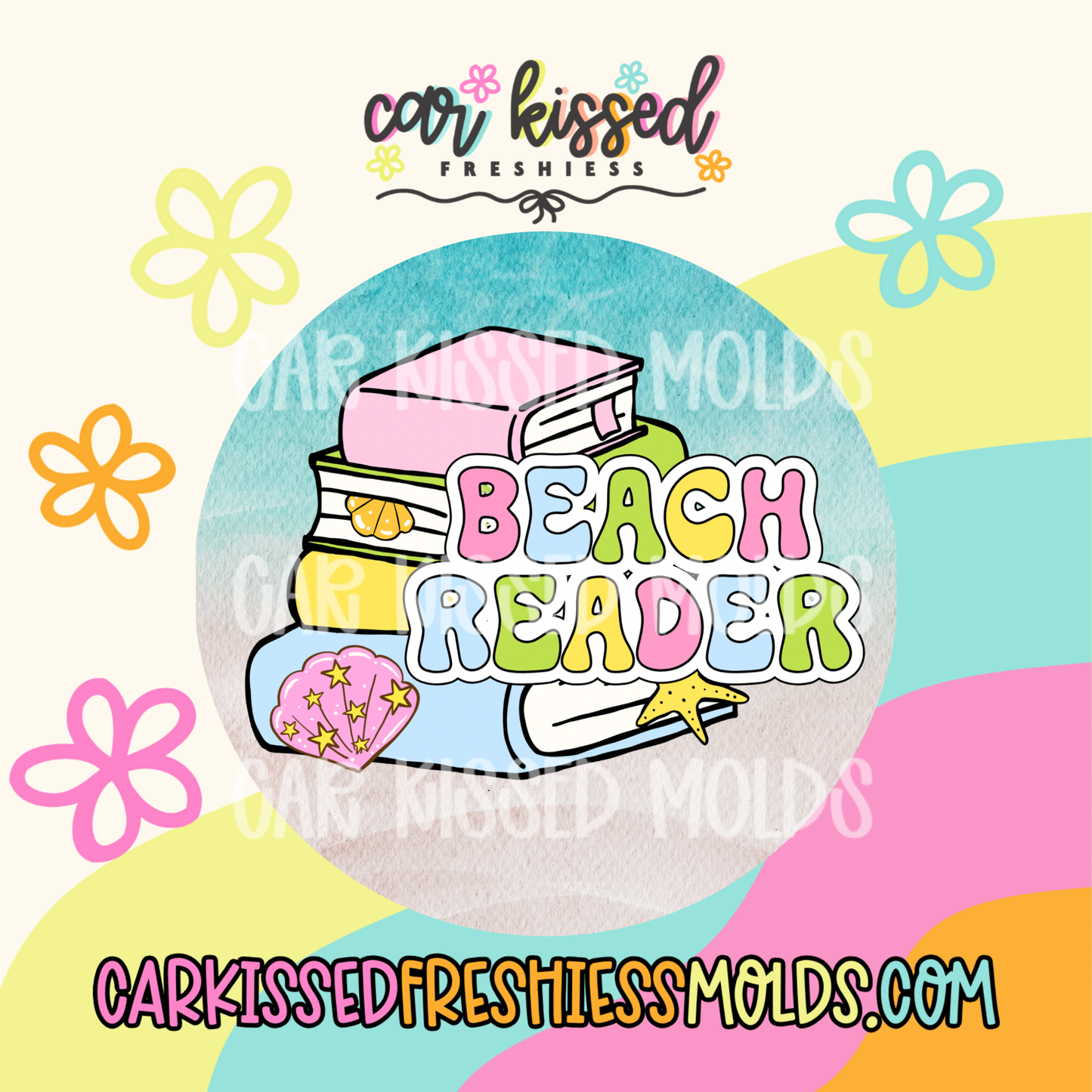 Beach Reader Cardstock