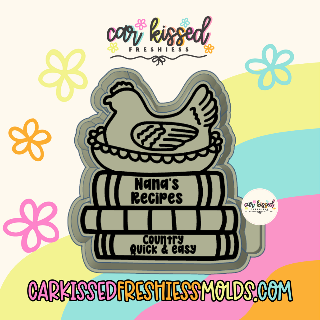 Nana’s Recipe Stack Silicone Mold