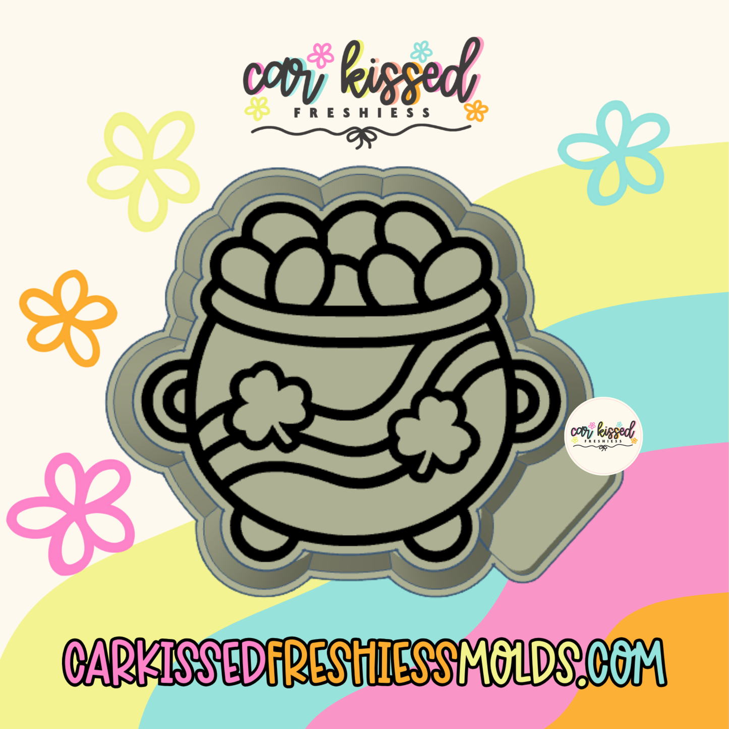 Pot Of Gold Silicone Mold