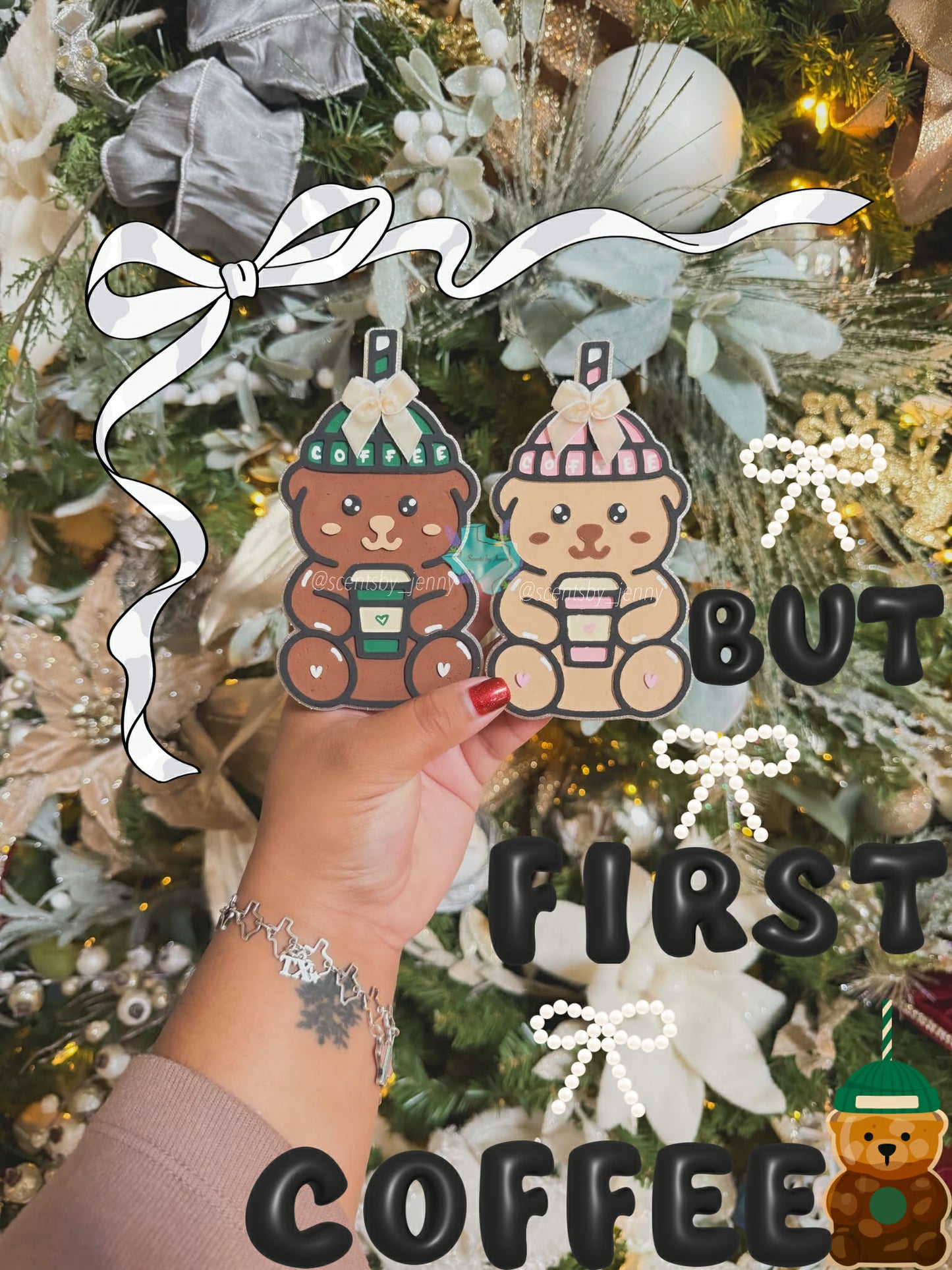 Coffee Bear Style 1 Silicone Mold