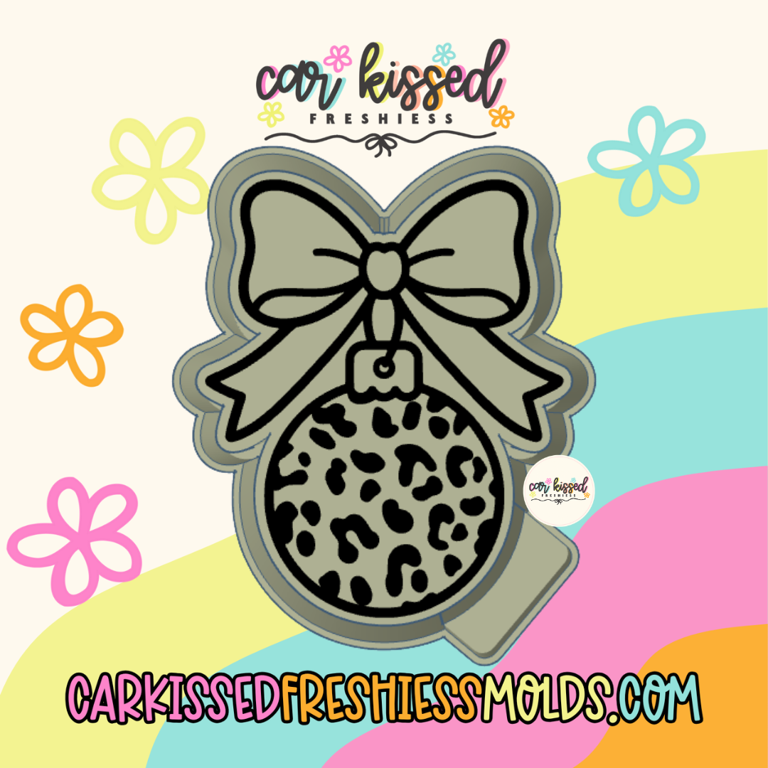 Cheetah Ornament Silicone Mold