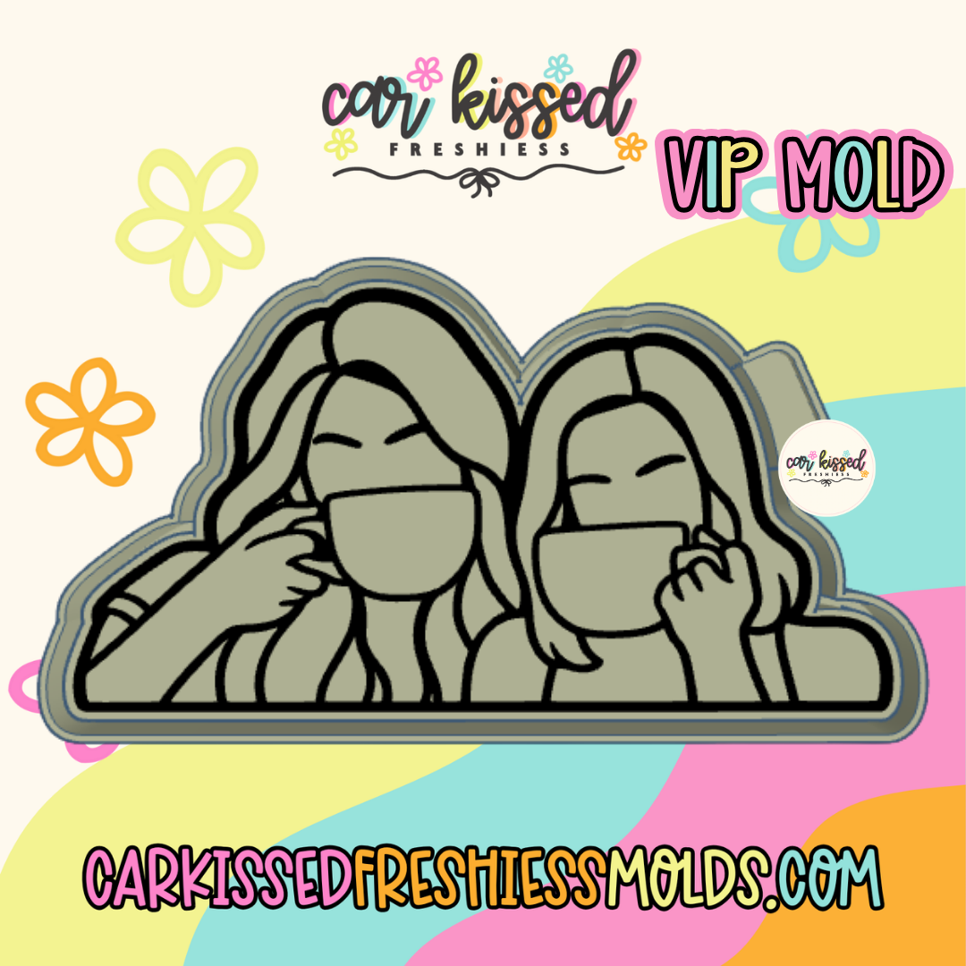 Gilmore Girls Silhouette Silicone Mold