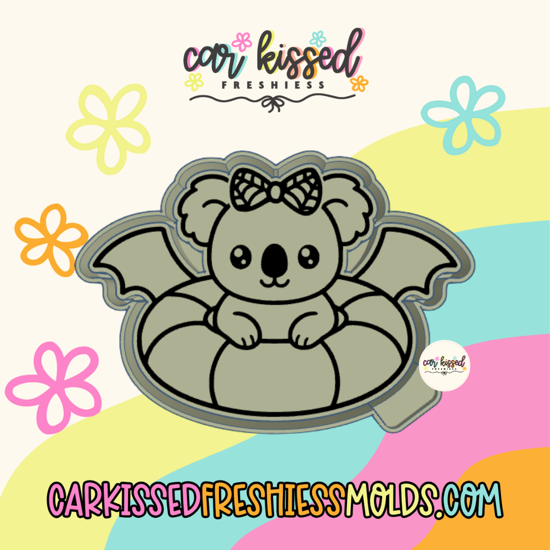 Koala Bat Floatie Silicone Mold