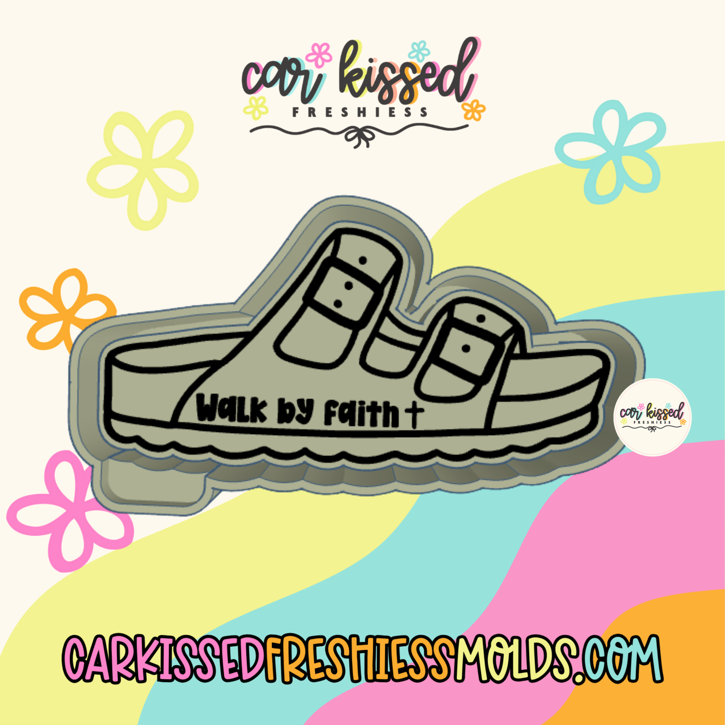 Walk By Faith Silicone Mold