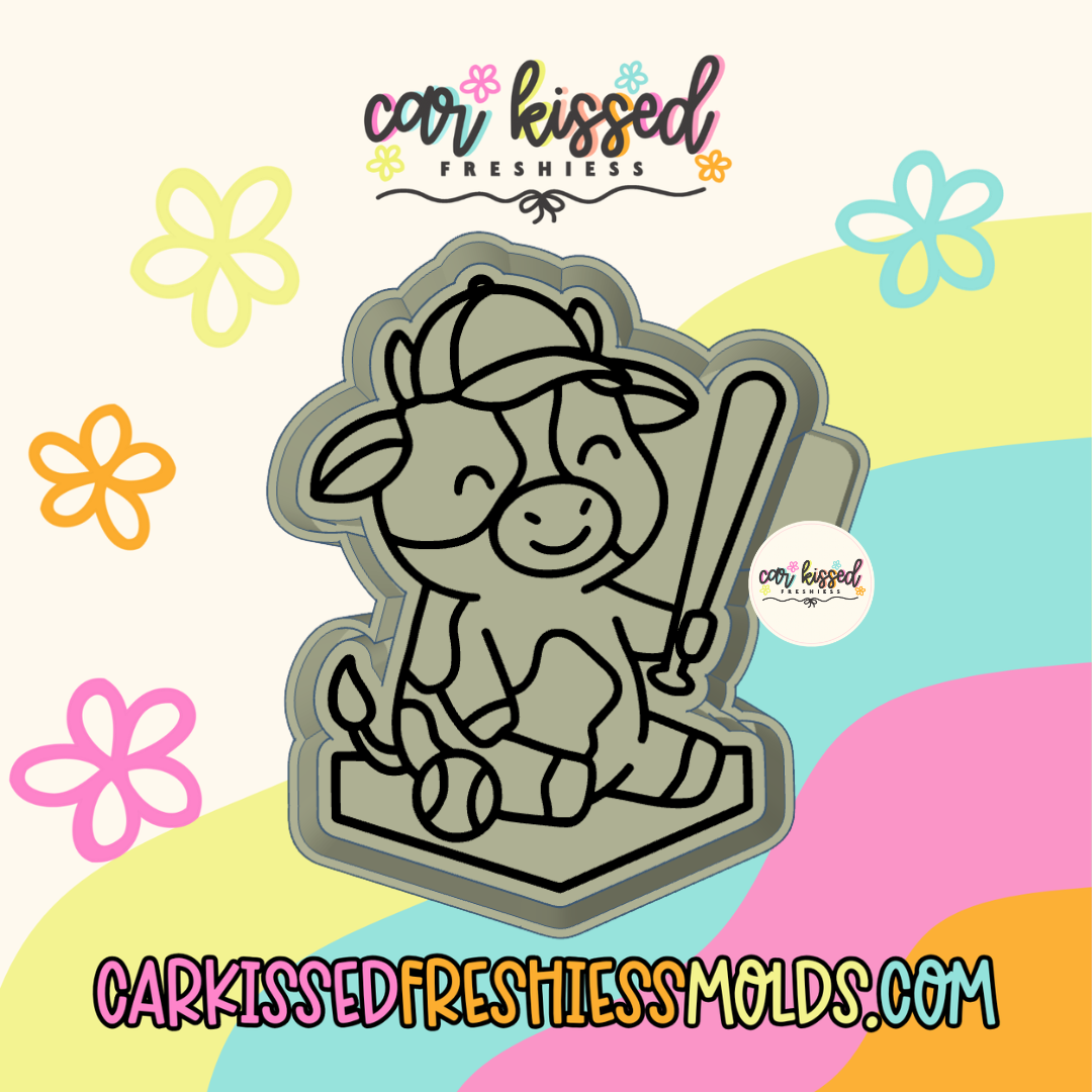 Baseball Cow Silicone Mold