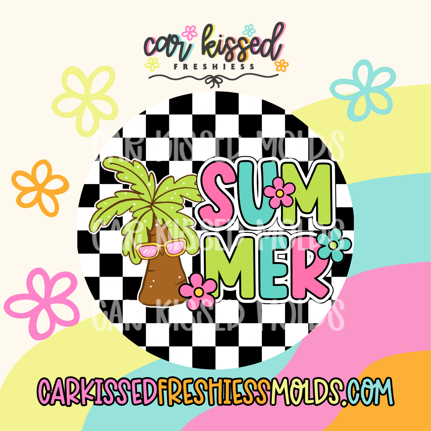 Summer Palm Tree Cardstock