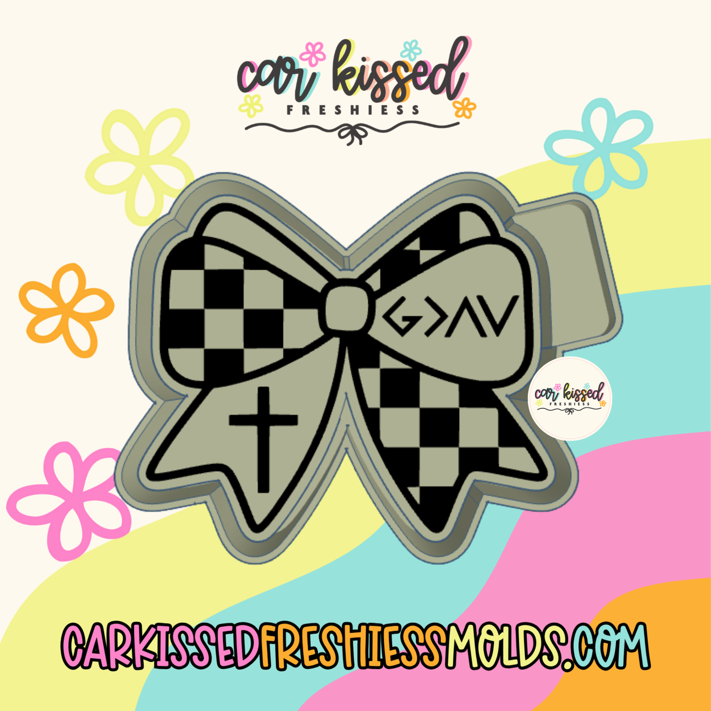 God Is Greater Bow Silicone Mold