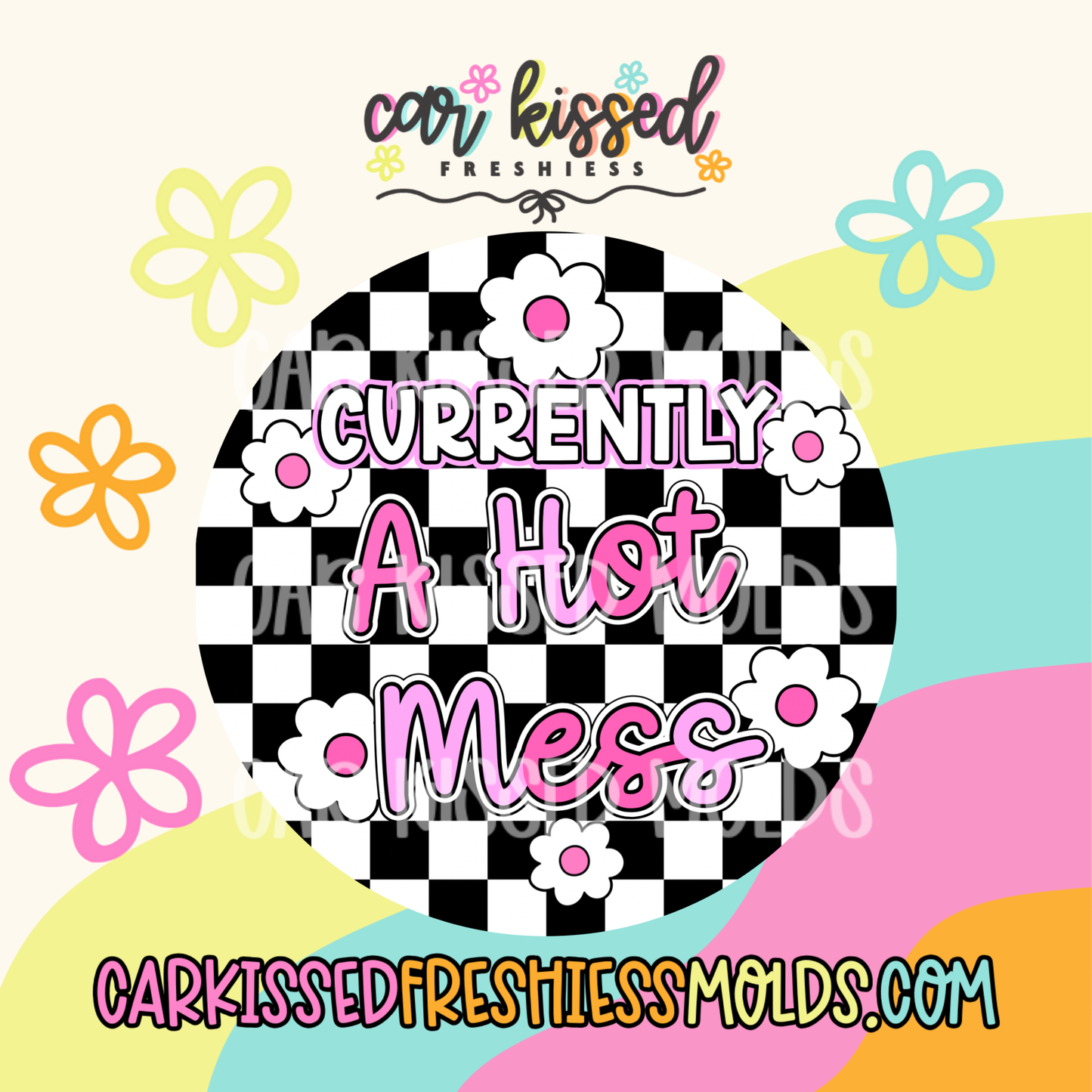 Currently A Hot Mess Cardstock