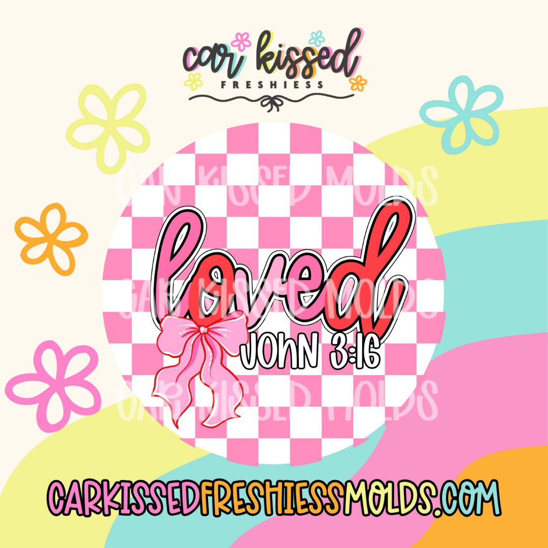 Loved John 3:16 Cardstock