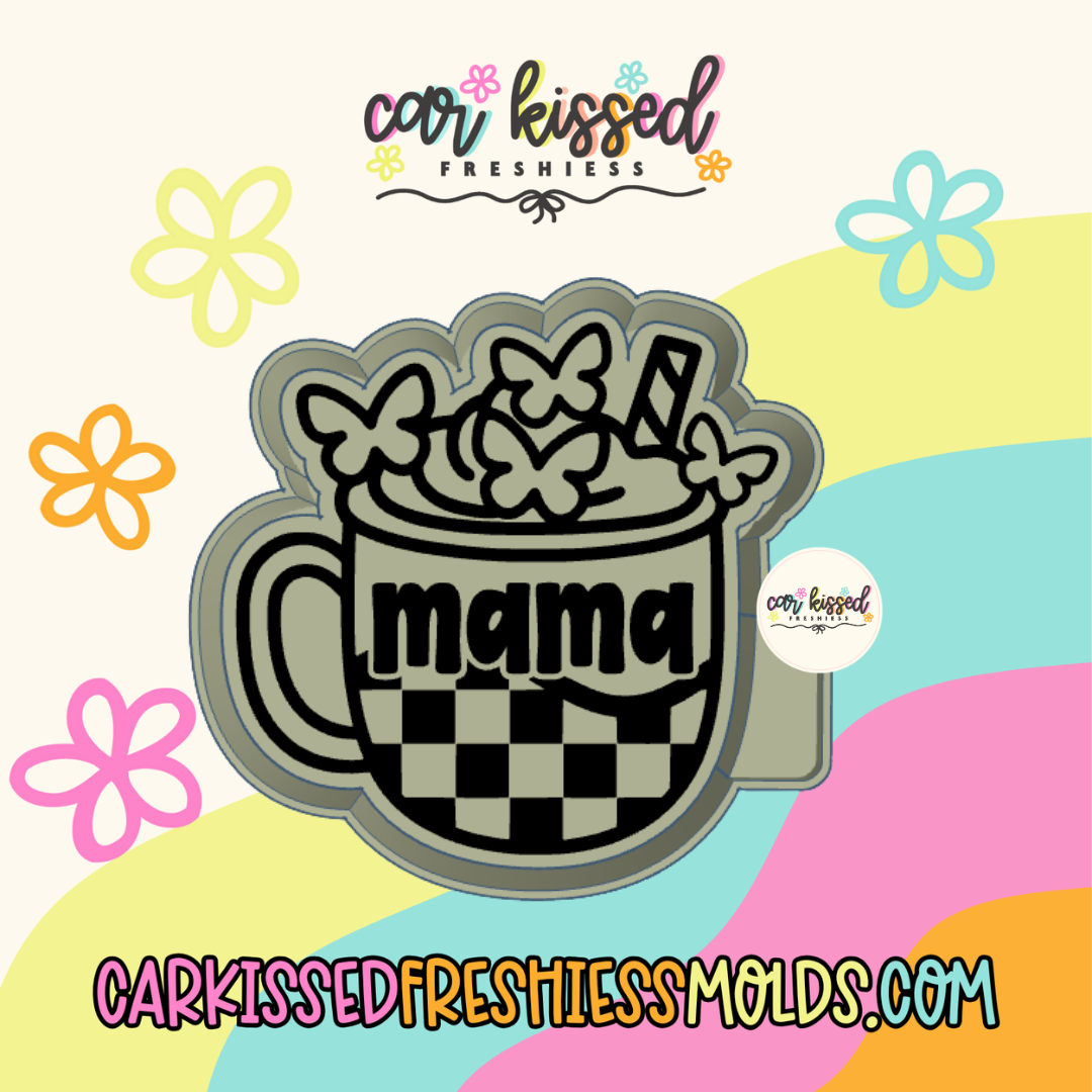 Mama Butterfly Mug Silicone Mold