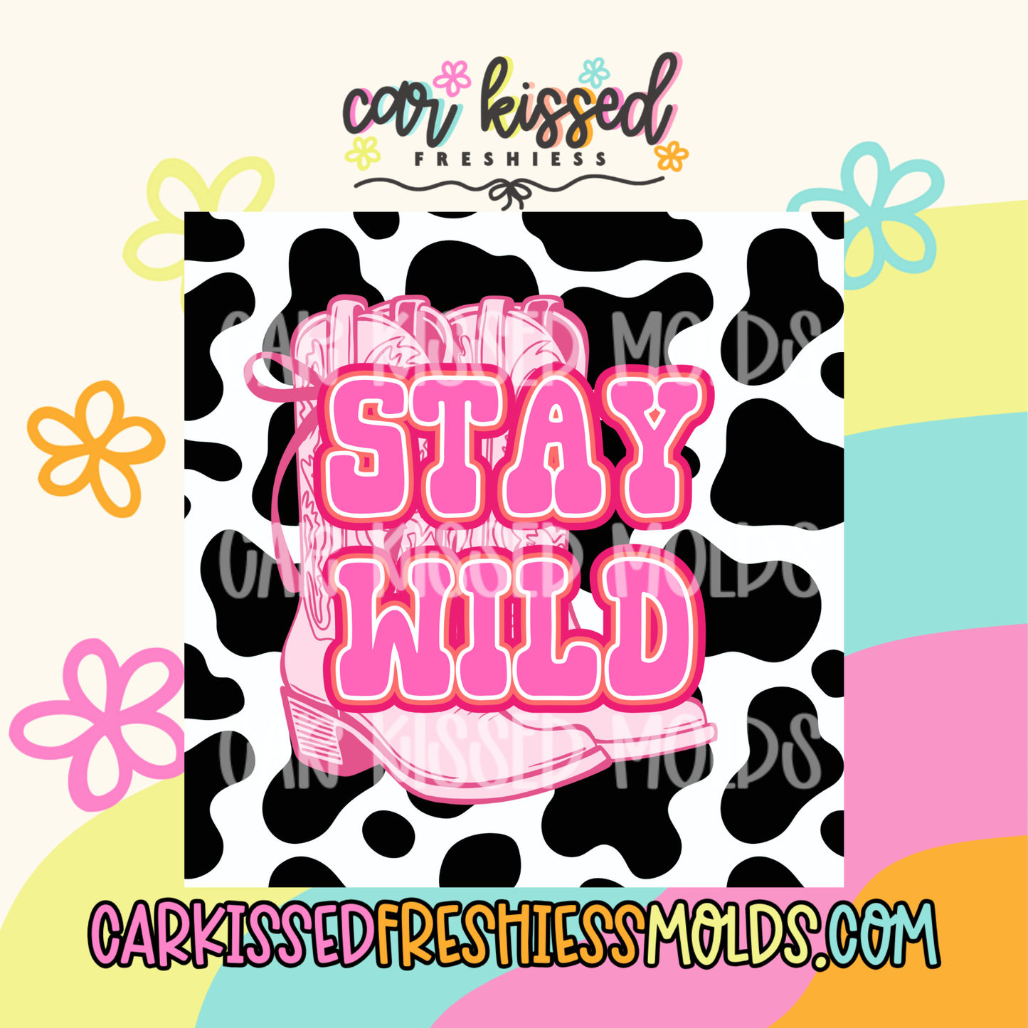 Stay Wild SQUARE Cardstock