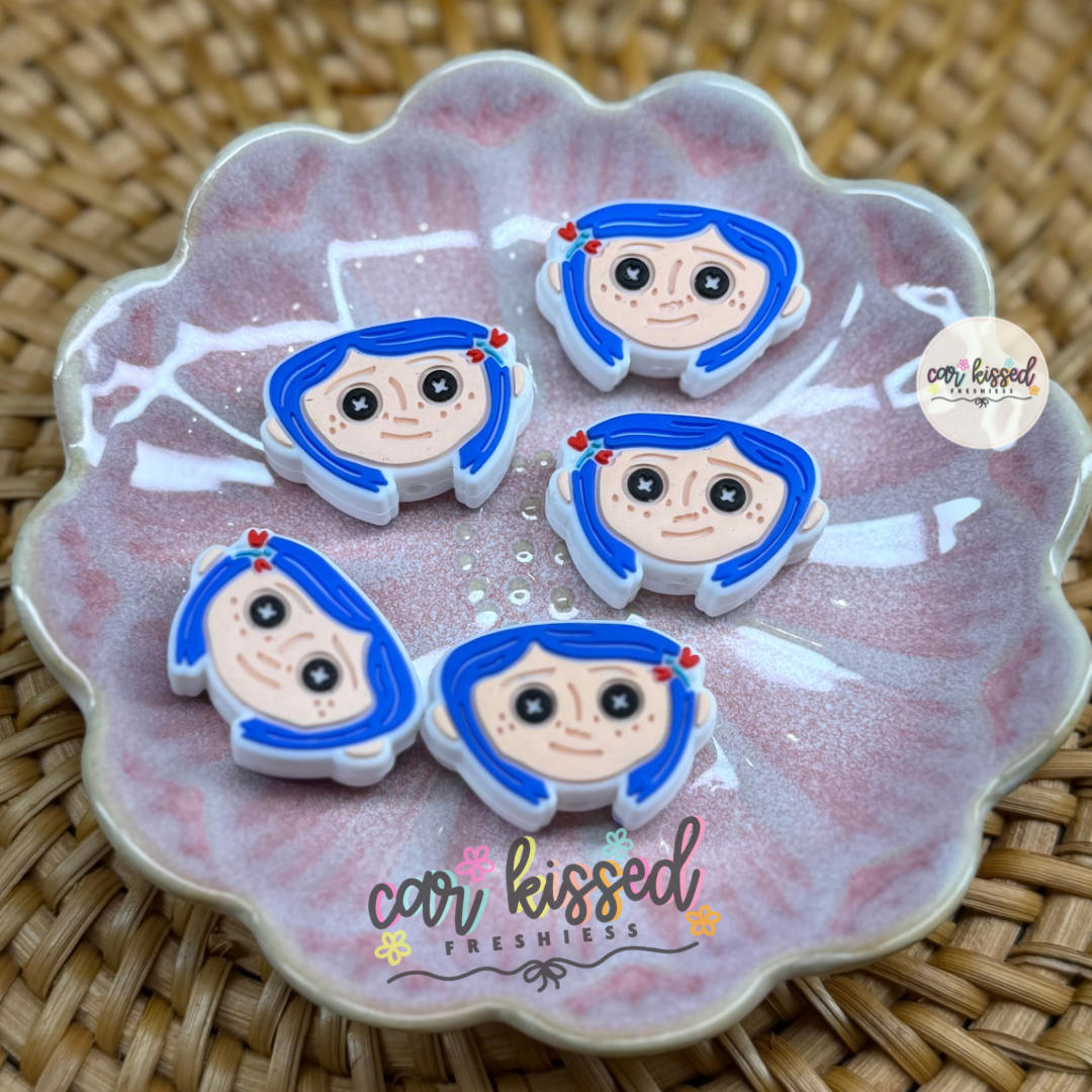 Button Eyes Focal Bead