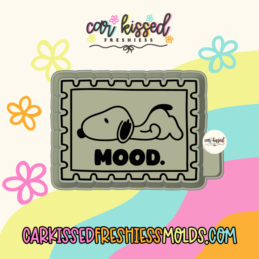 Moody Dog Polaroid Silicone Mold