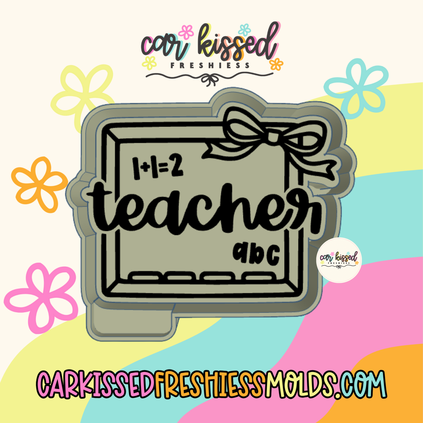 Teacher Chalkboard Silicone Mold