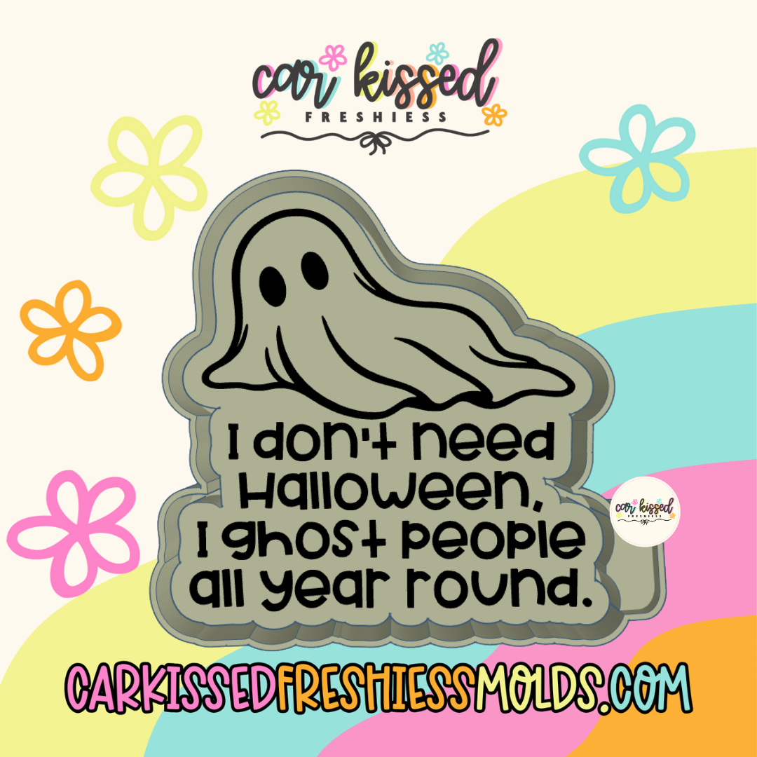 Ghost People All Year Silicone Mold