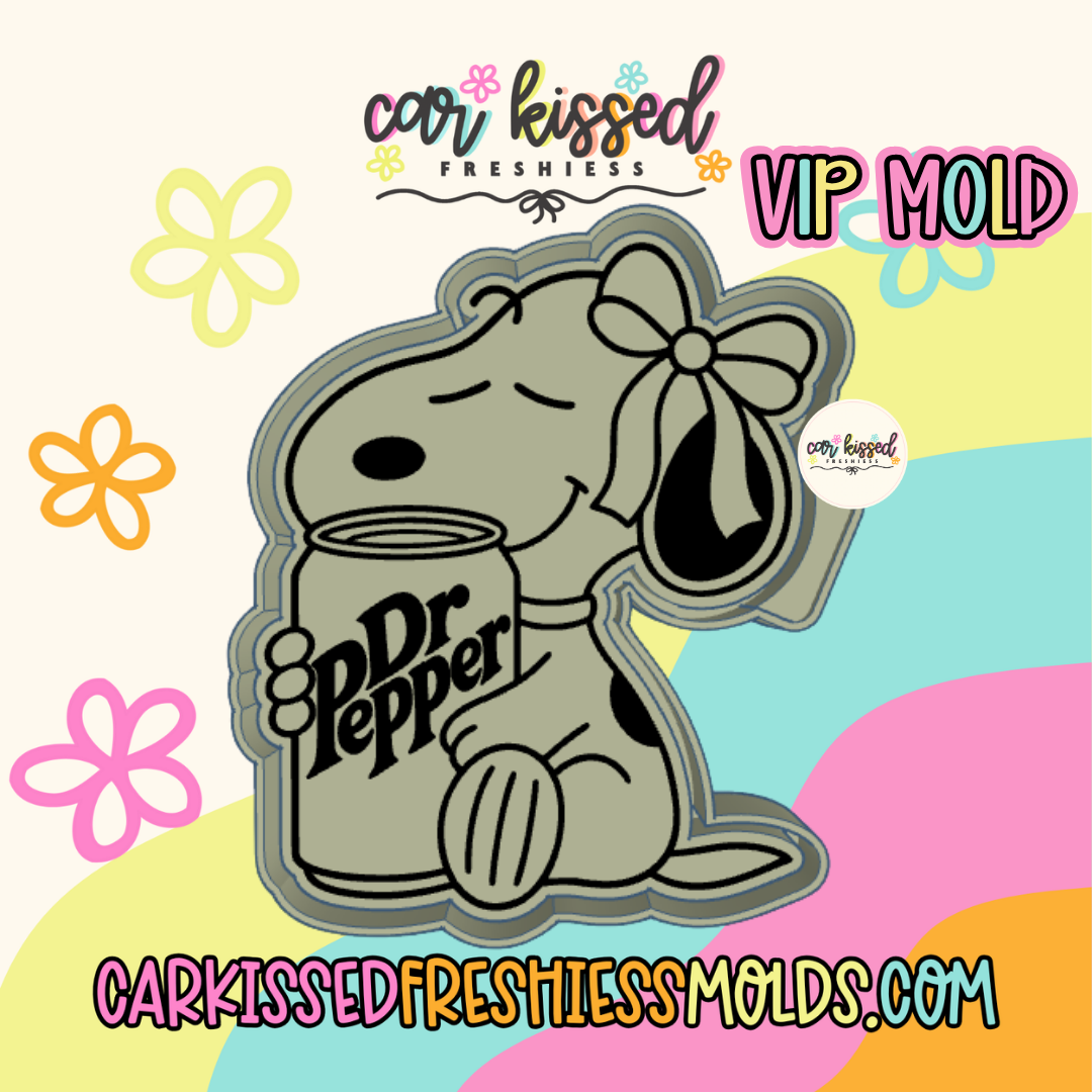 D.P White Dog Silicone Mold
