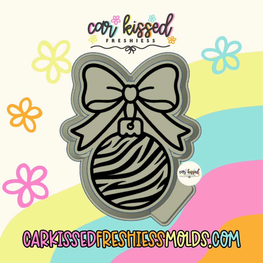 Zebra Ornament Silicone Mold