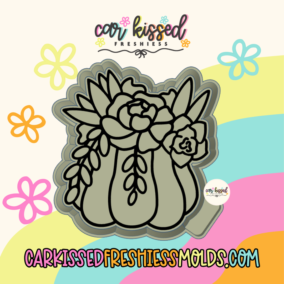 Succulent Pumpkin Silicone Mold