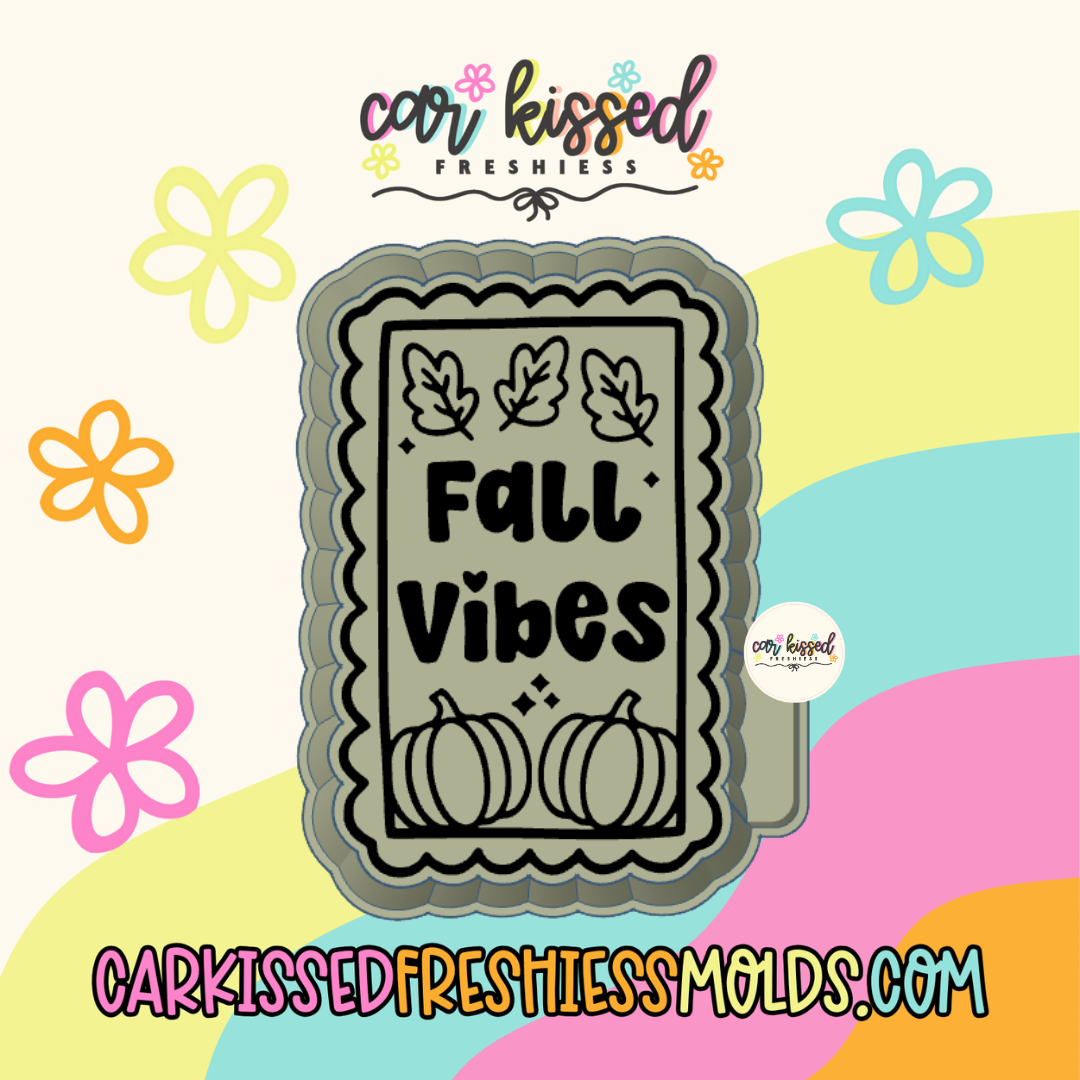 Fall Vibes Stamp Silicone Mold