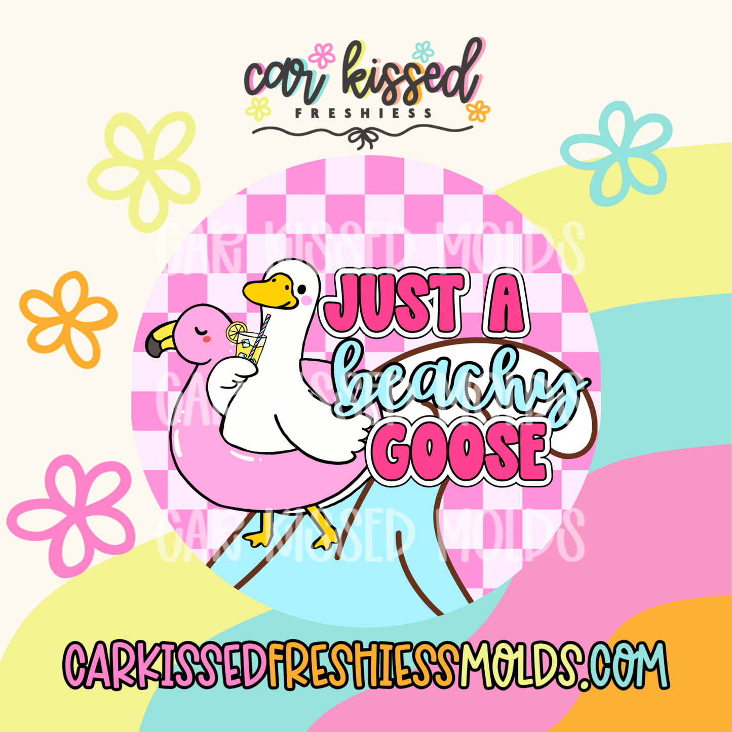 Just A Beachy Goose Cardstock