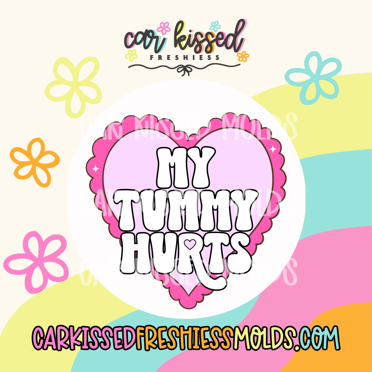 My Tummy Hurts Cardstock