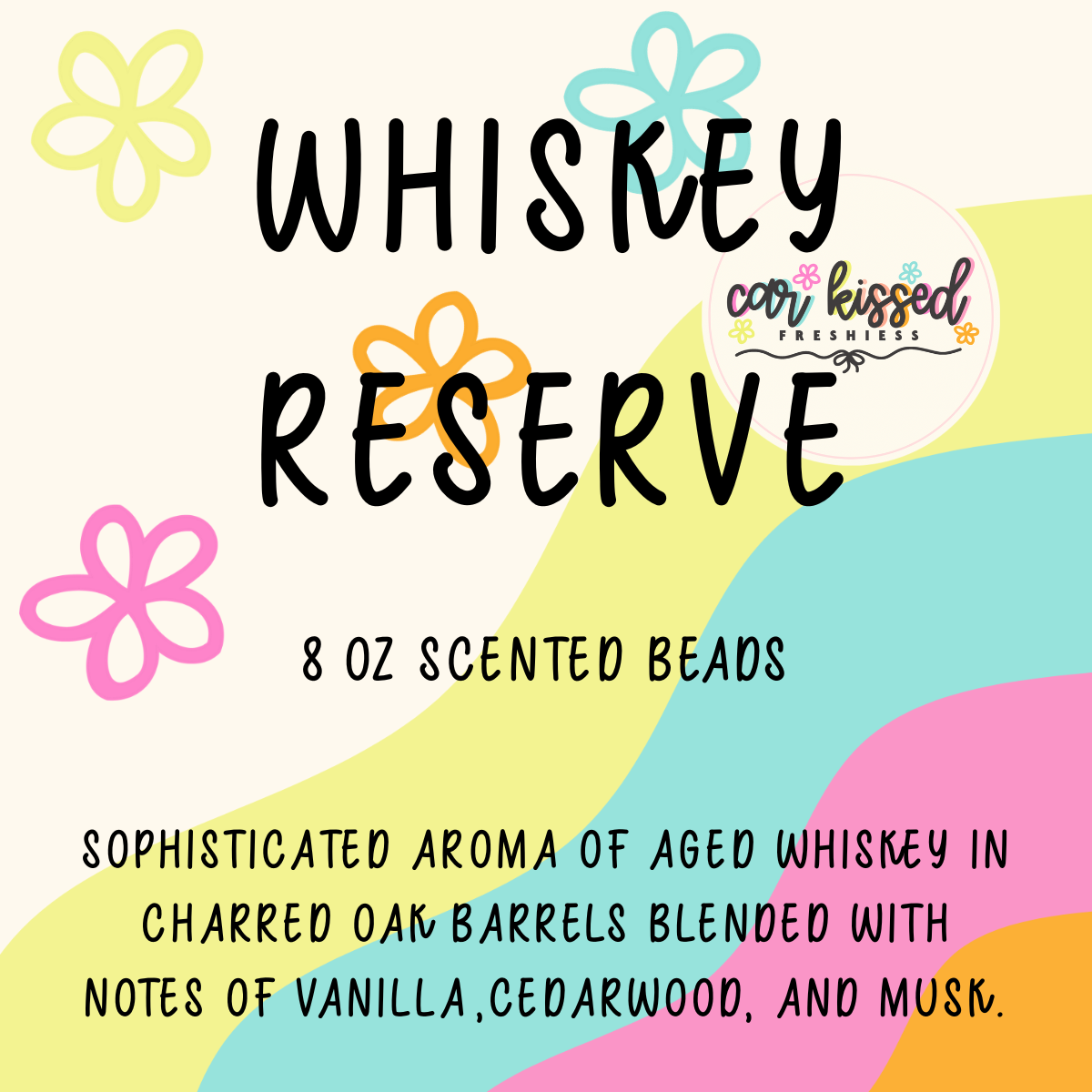 Whiskey Reserve 8oz Scented Beads