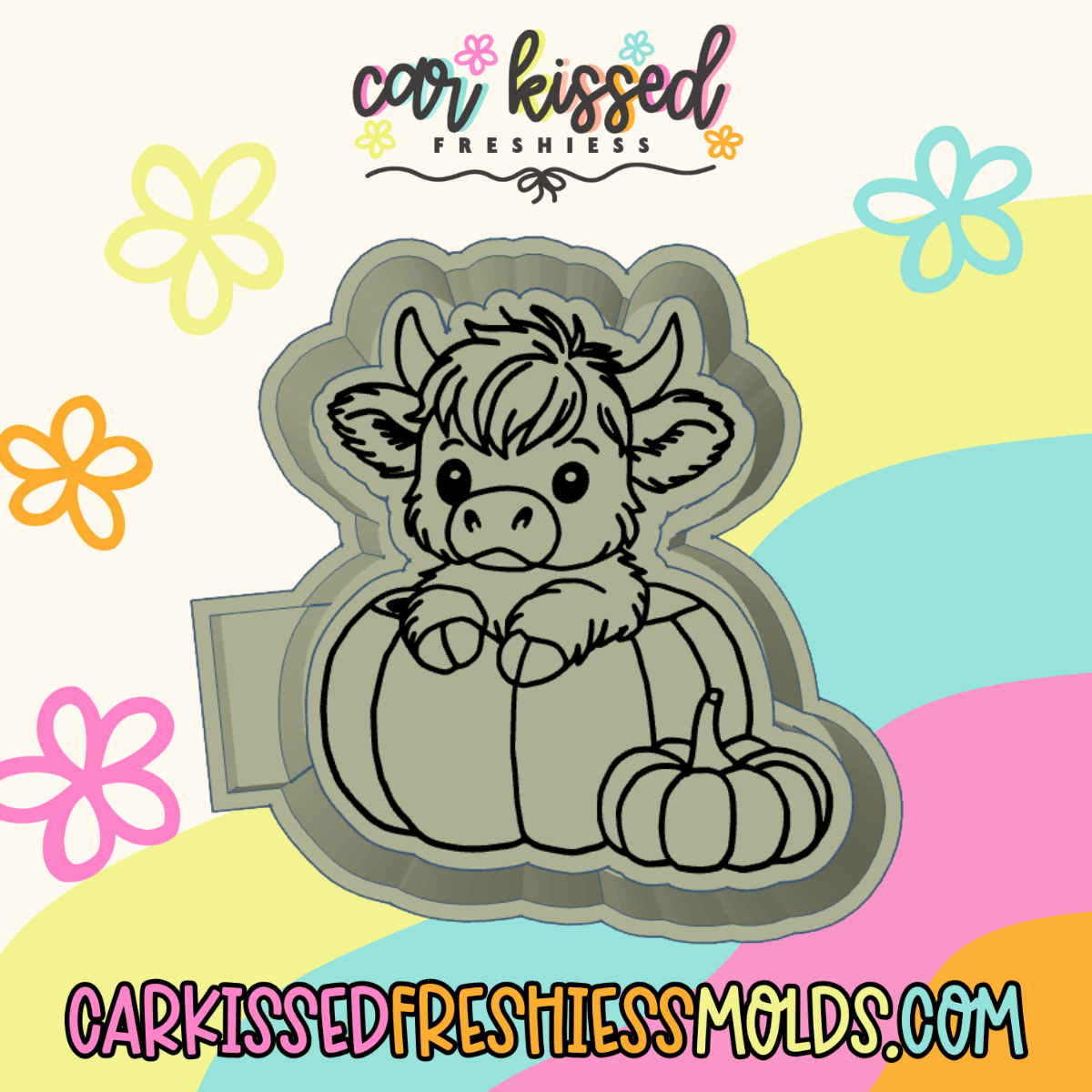 Highland In Pumpkin Silicone Mold
