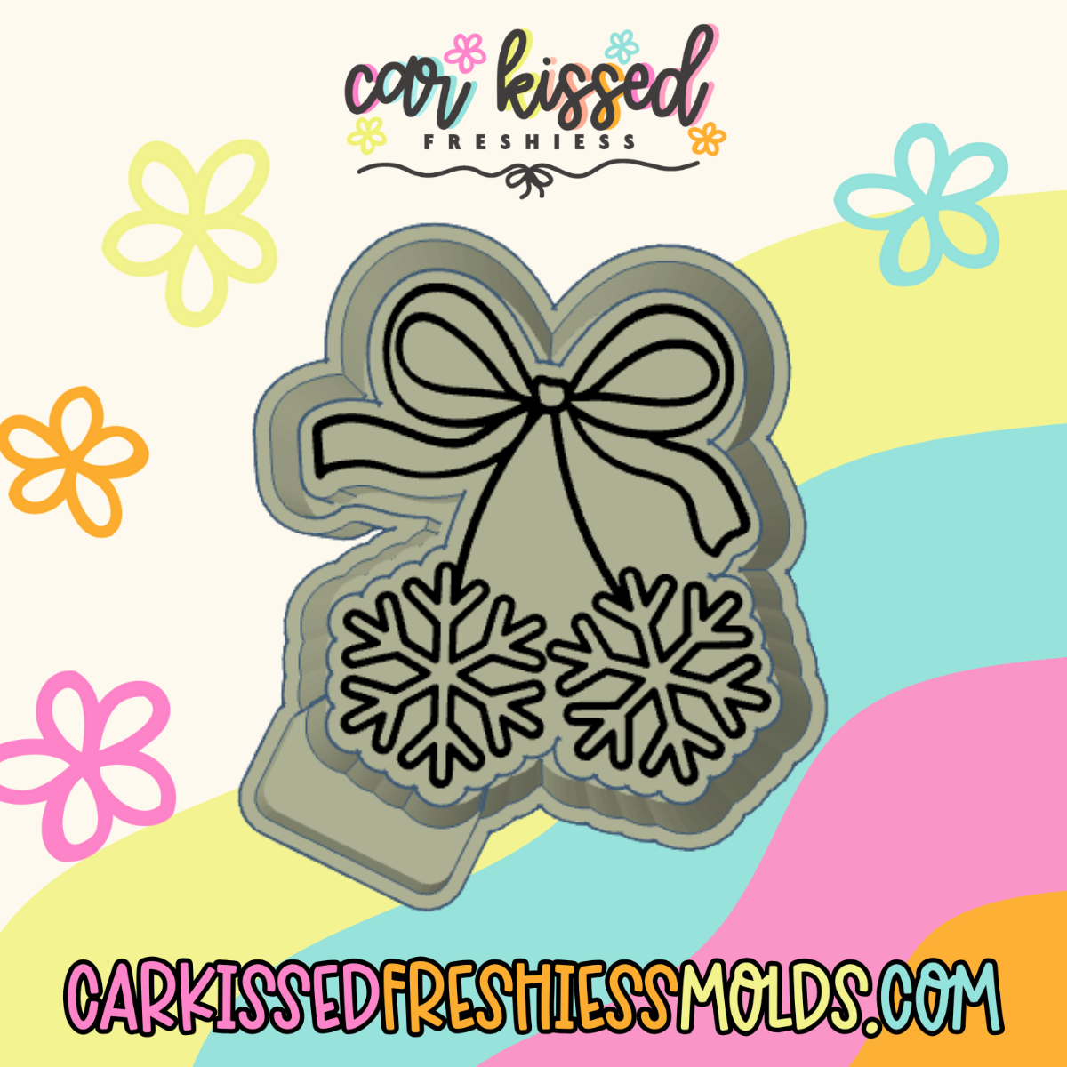 SnowFlake Cherries Silicone Mold