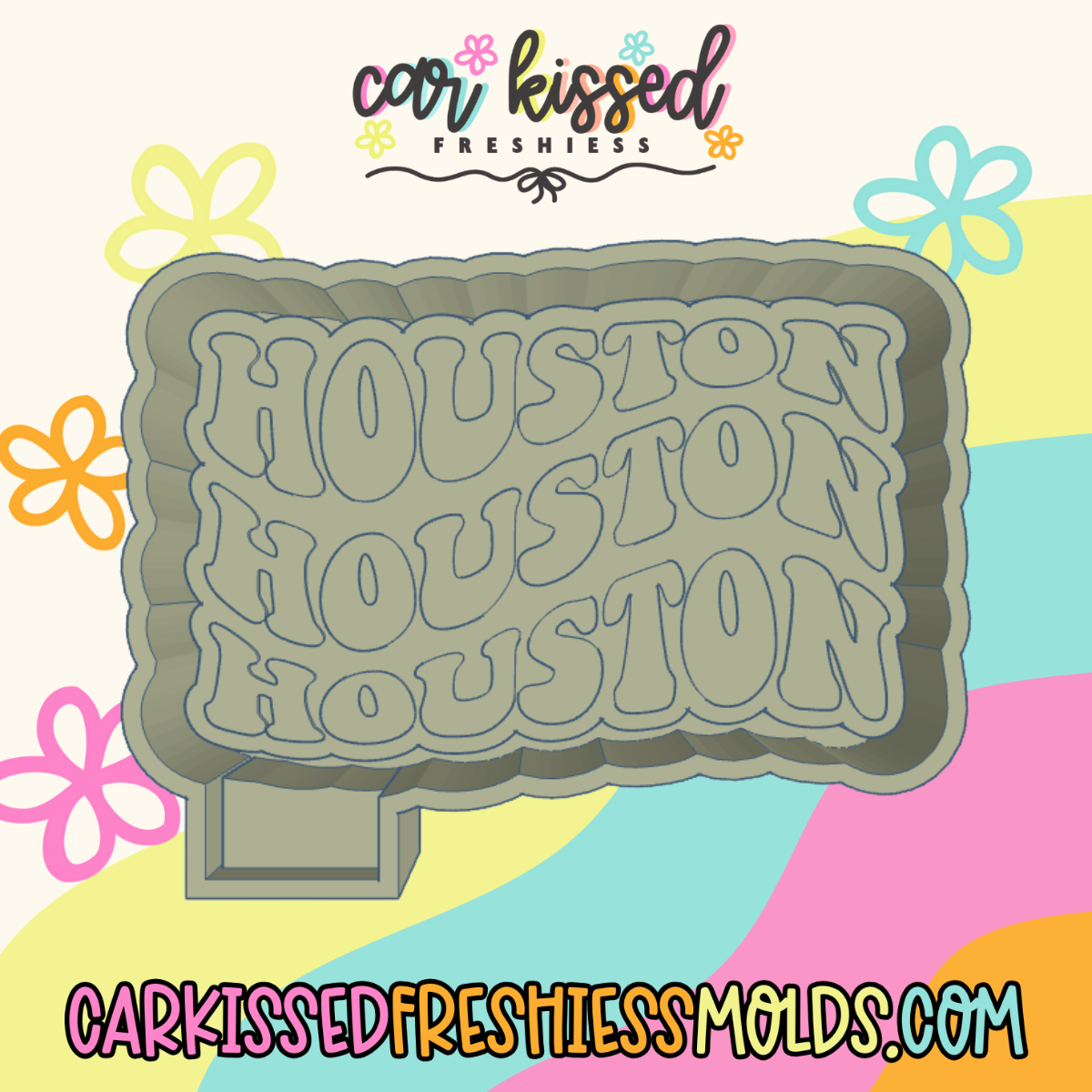 Houston Retro Silicone Mold