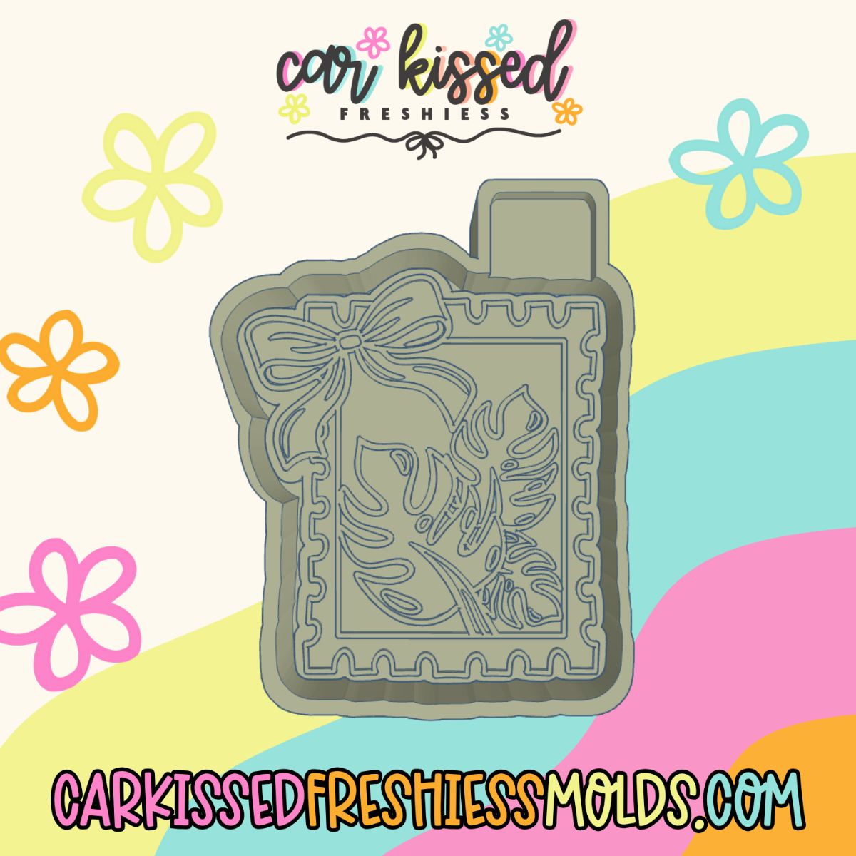 Monstera Leaf Stamp Silicone Mold