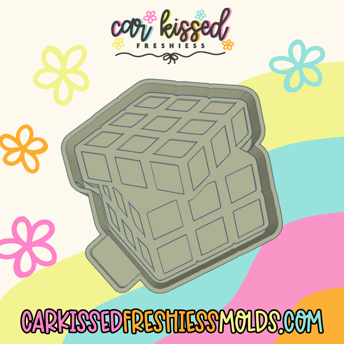 Rubiks Cube Silicone Mold