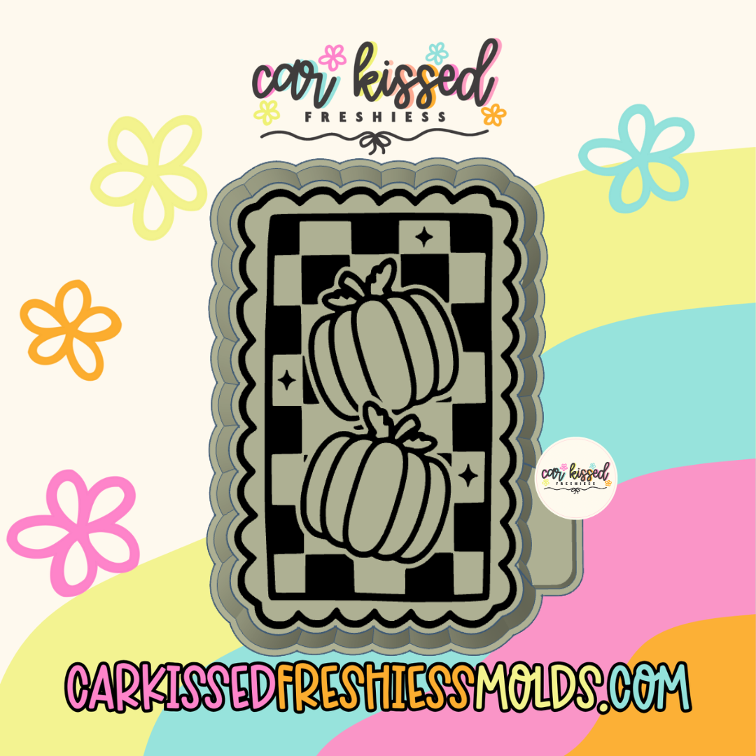 Pumpkin Stack Stamp Silicone Mold