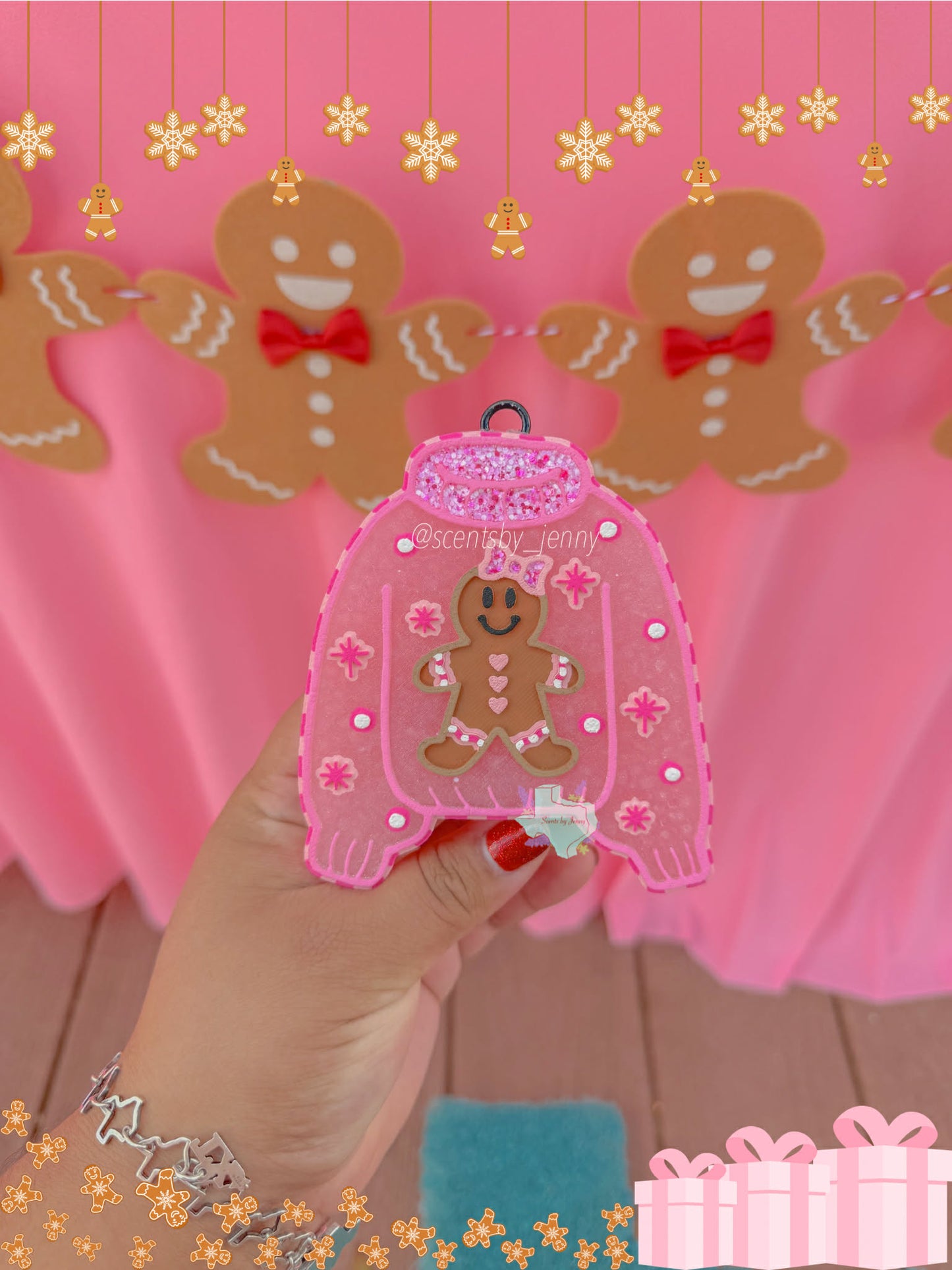 Gingerbread Sweater Silicone Mold