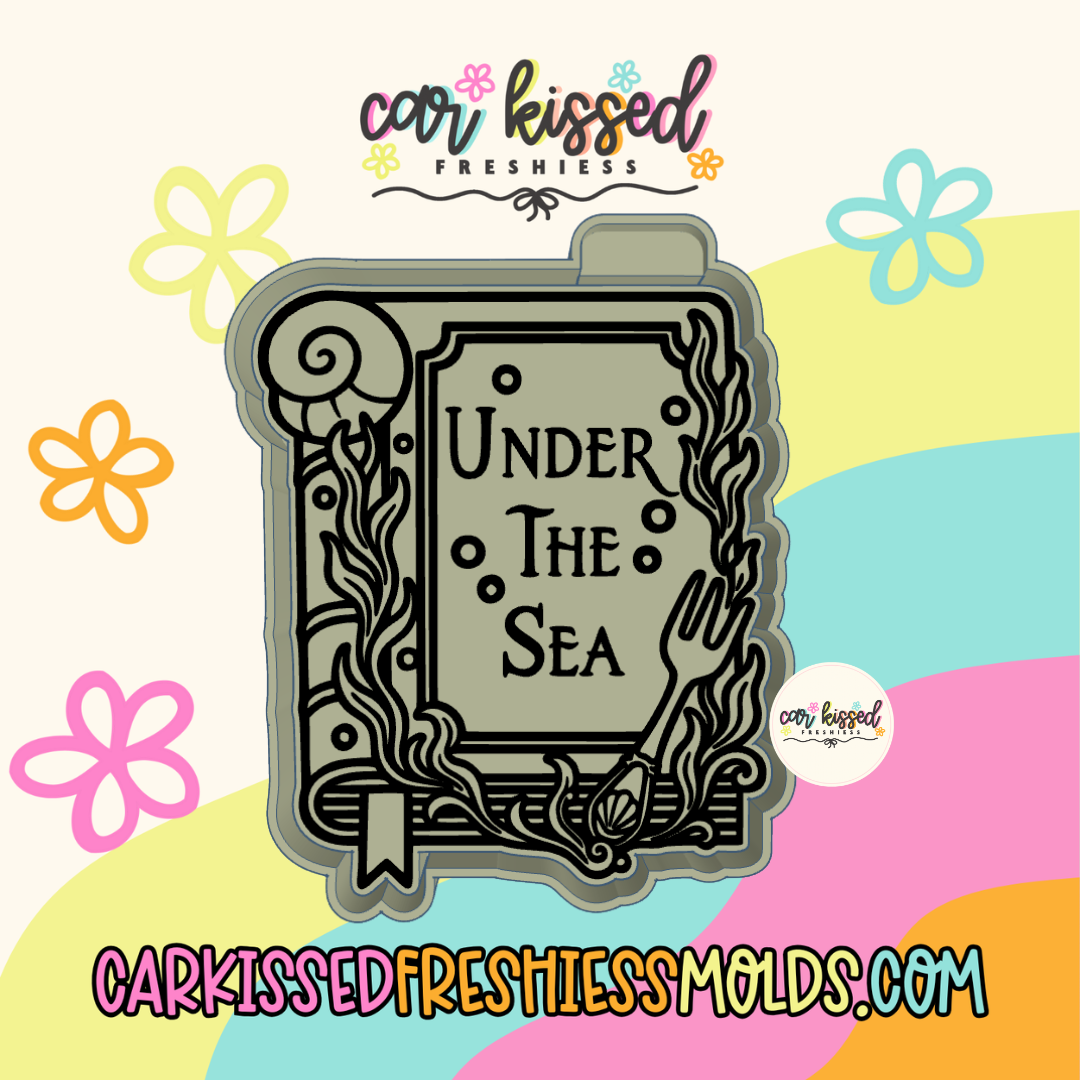 Mermaid Book Silicone Mold