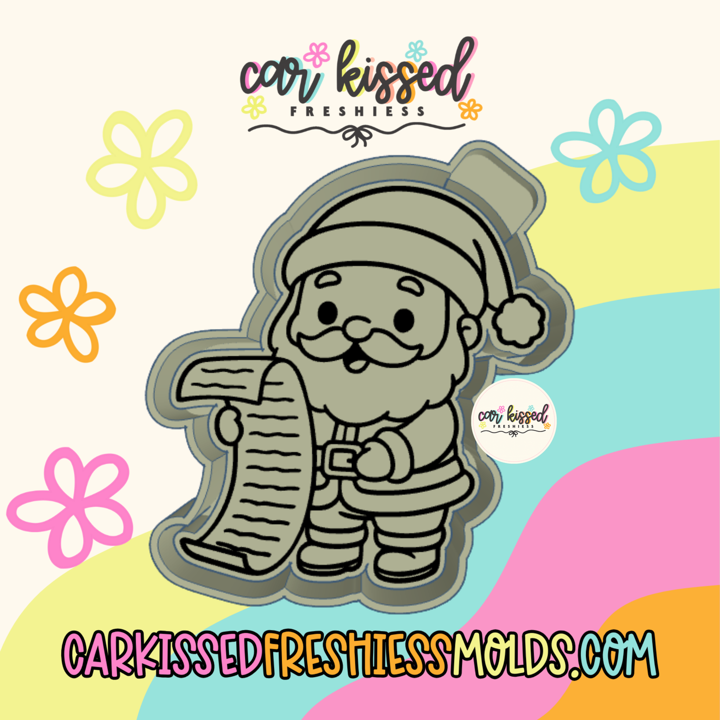 Santa’s Nice List Silicone Mold