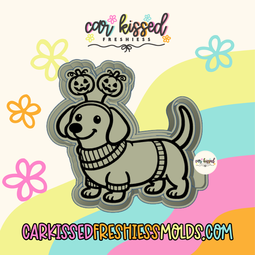 Halloween Wiener Dog Silicone Mold