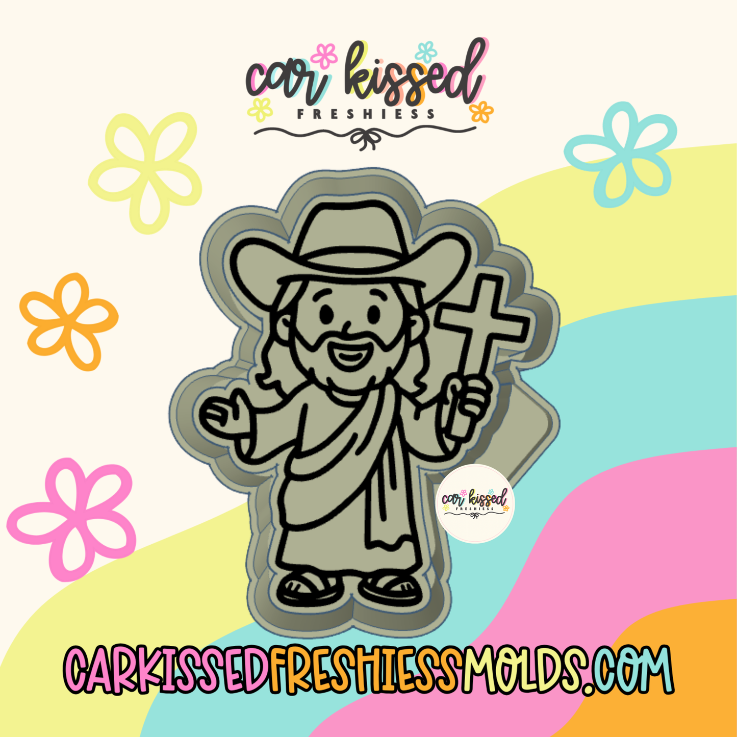 Cowboy Jesus Silicone Mold