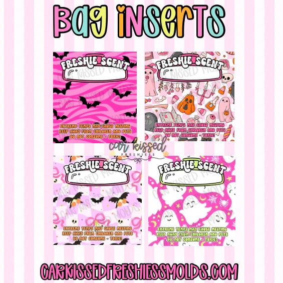 Fall Freshie Bag Cardstock Inserts