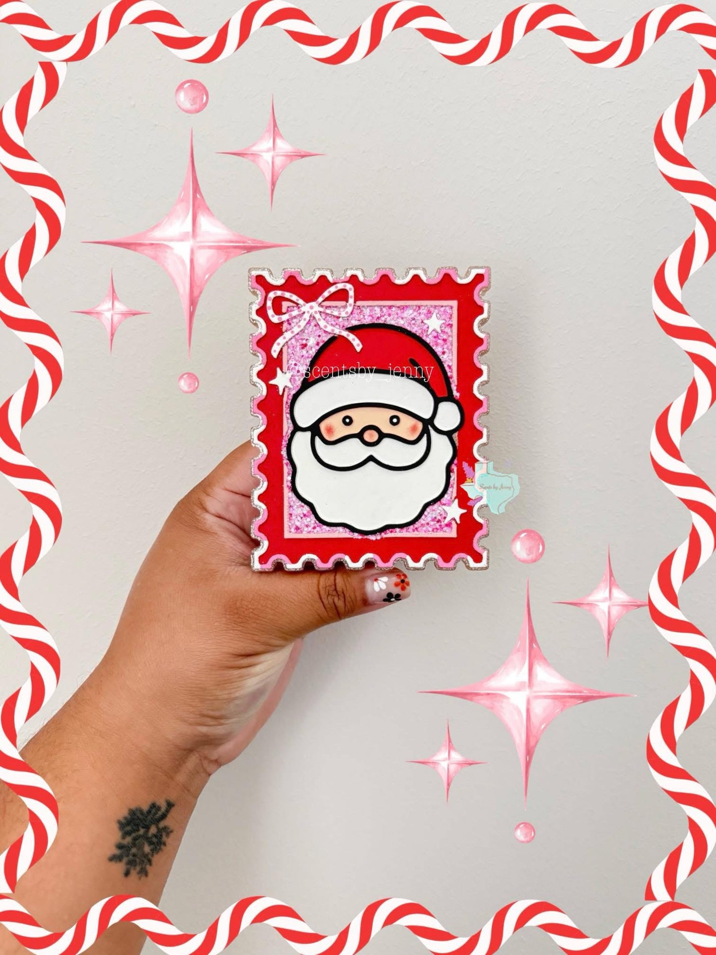 Santa Stamp Silicone Mold