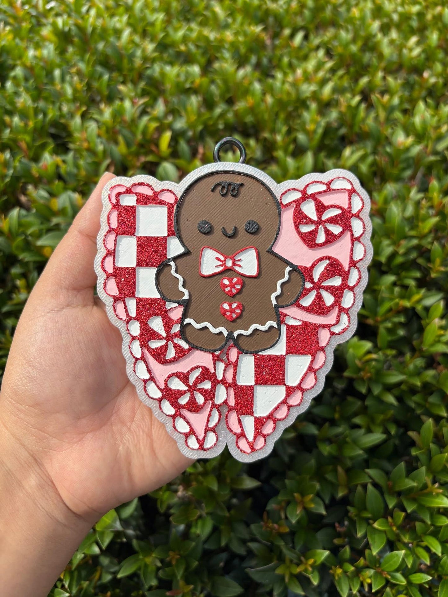 Gingerbread Scalloped Bow Silicone Mold