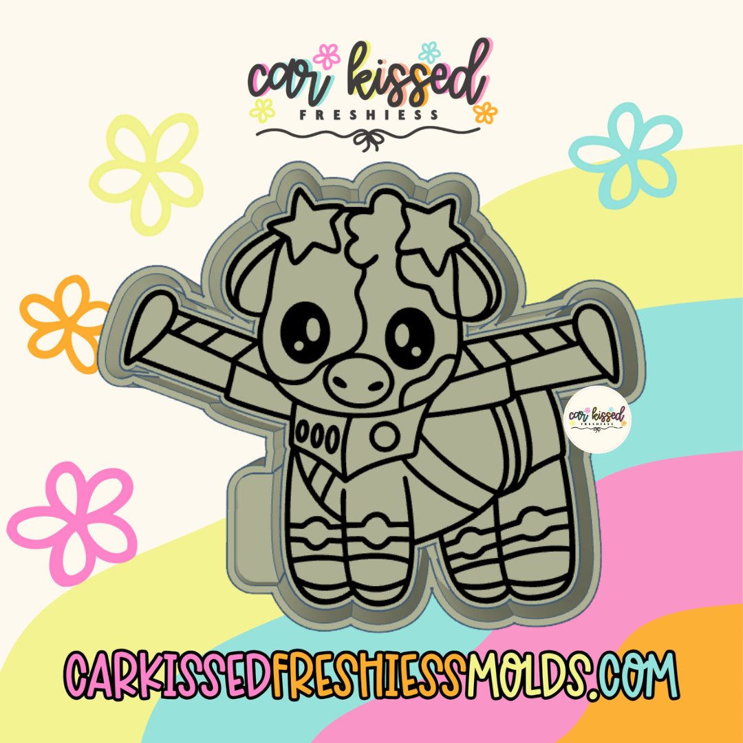 Space Cow Silicone Mold