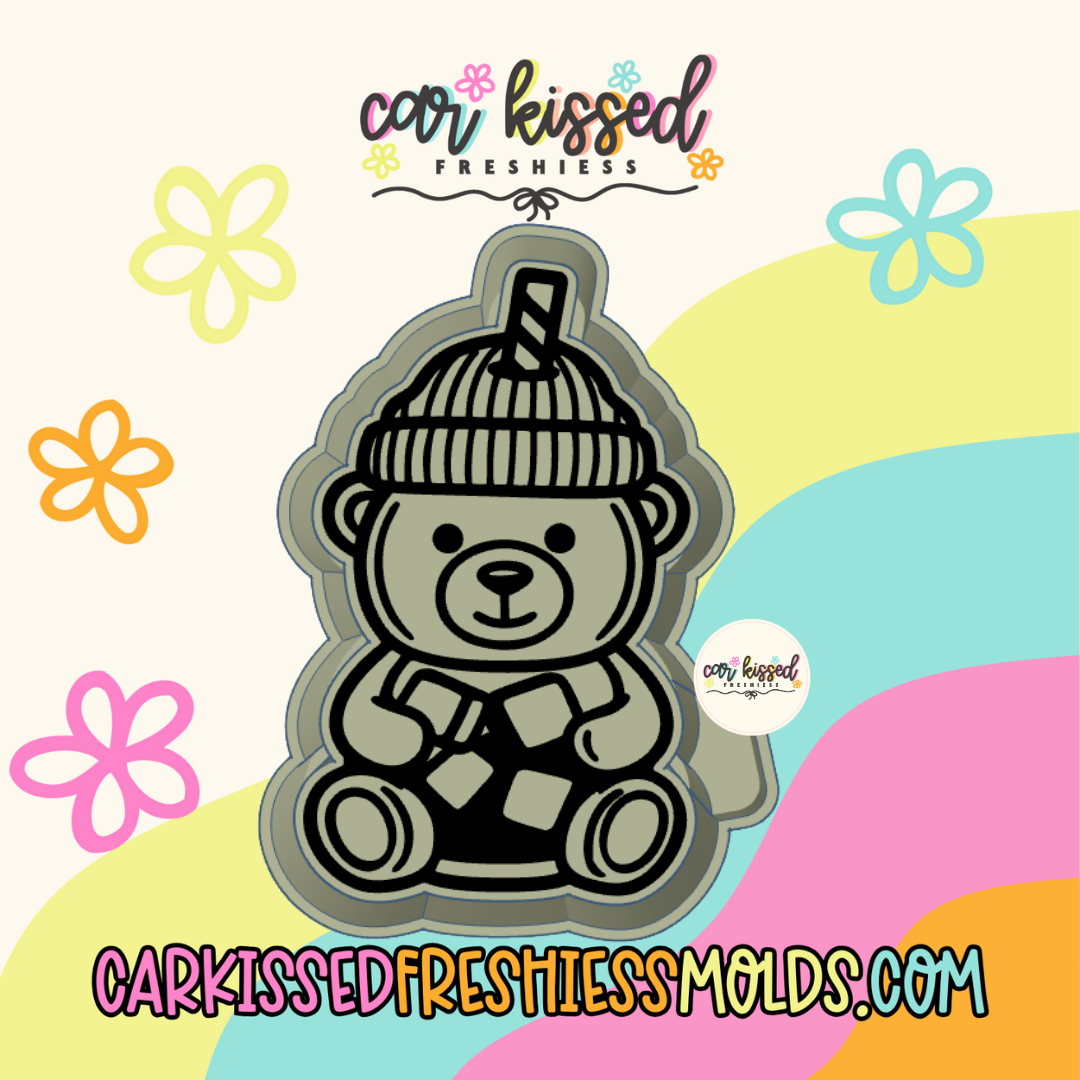 Bear Coffee Style 3 Silicone Mold