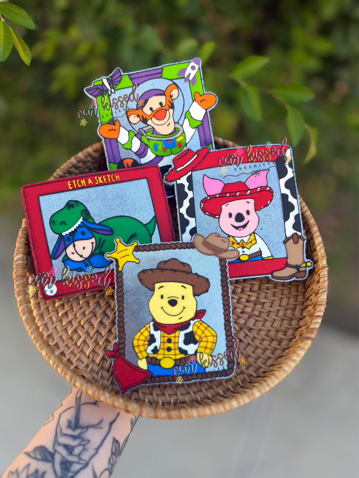 Cowboy Bear Frame Silicone Mold