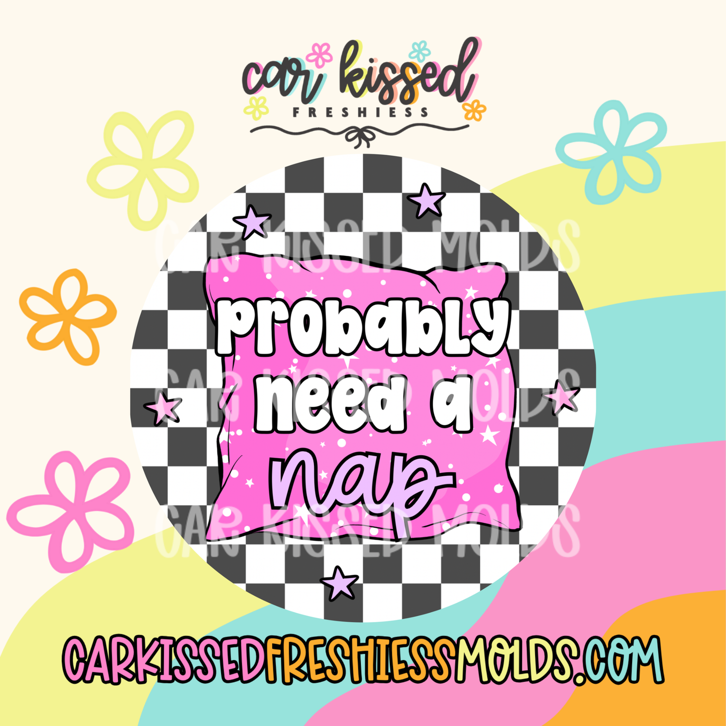 Probably Need A Nap Black Cardstock