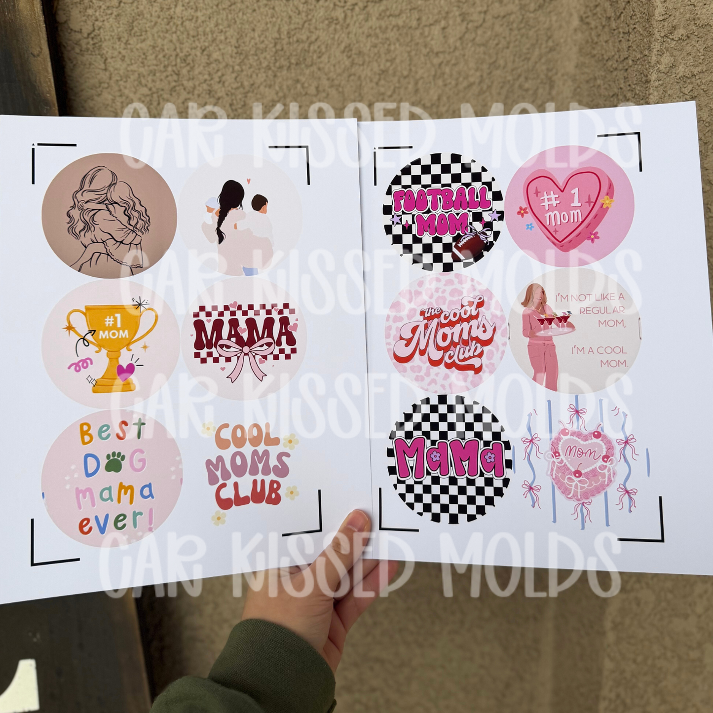Mom Themed Cardstock Pack