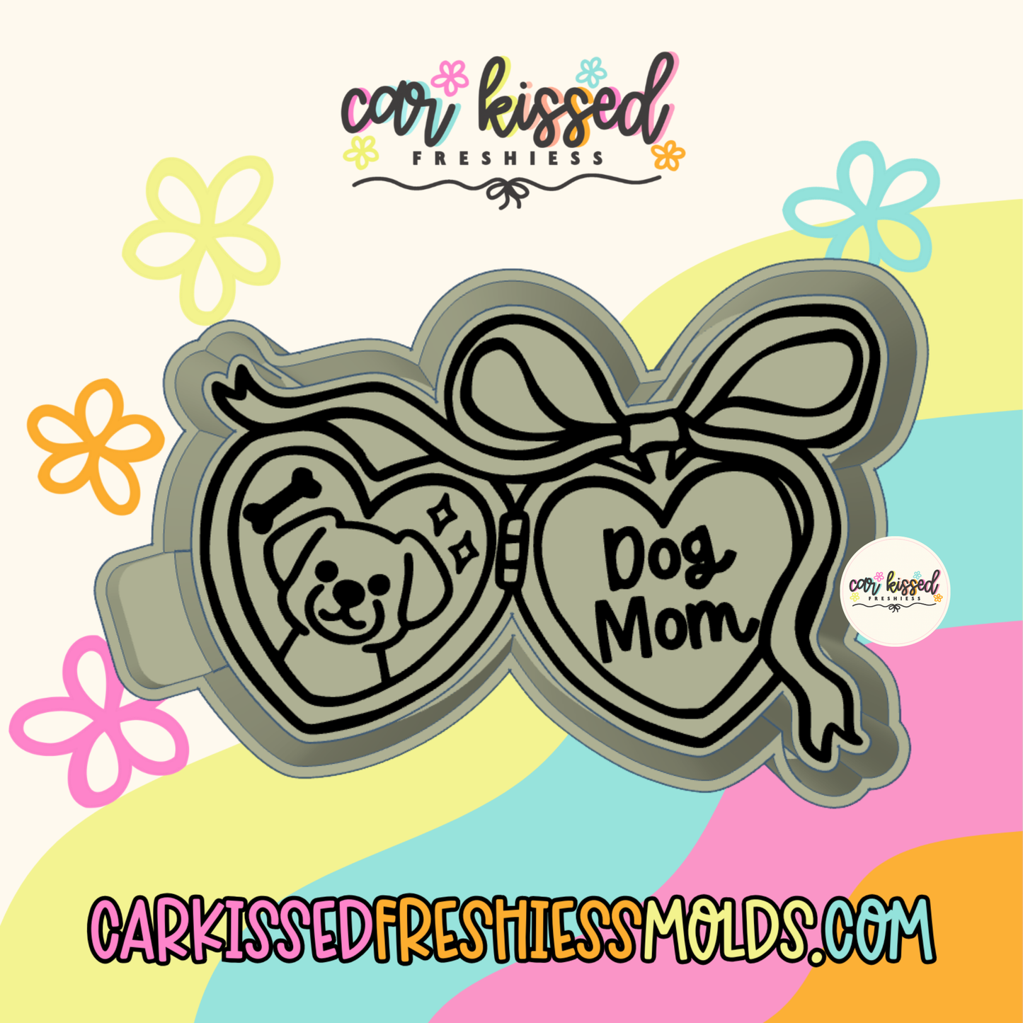 Dog Mom Locket Silicone Mold
